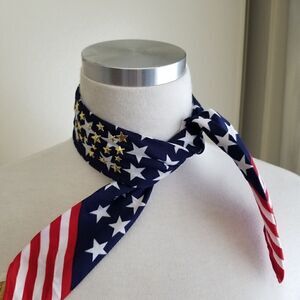 collection 18 red, white and blue necktie